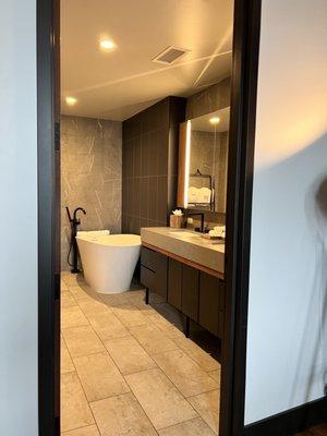 Penthouse suite bathroom