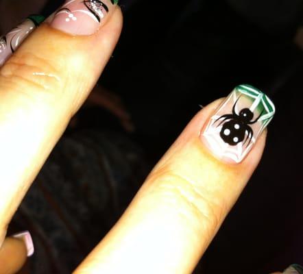 she loves spider!!! super detailed design, perfect for halloween or anyone who just loves spider