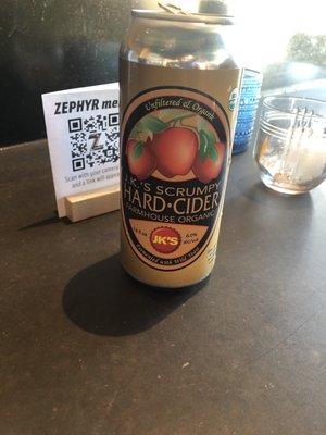 Most delicious hard cider! Tastes like apple cider and somehow it has booze in it