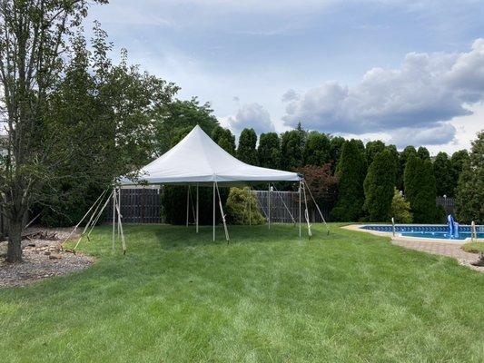 20 x 20 Pole Tent