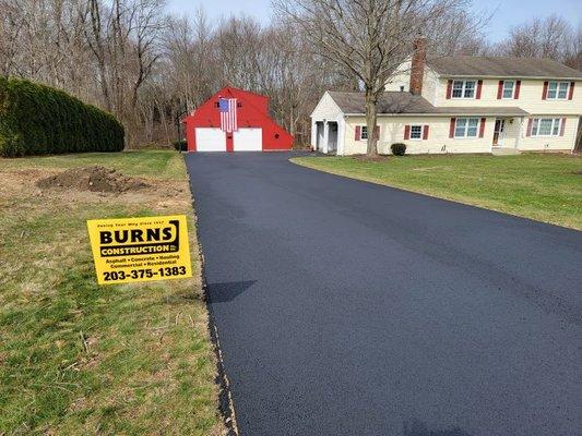 Residential driveway by Burns