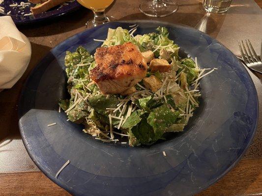 Caesar Salad w/ salmon