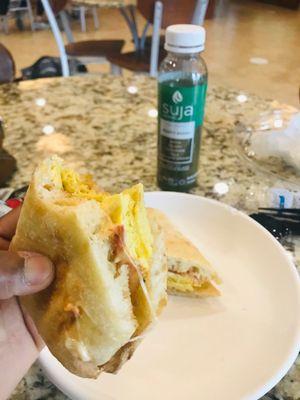 Egg and Bacon Sandwich -- Sunday, 10 January 2021 (Lifetime Fitness Gym in Beachwood, Ohio)