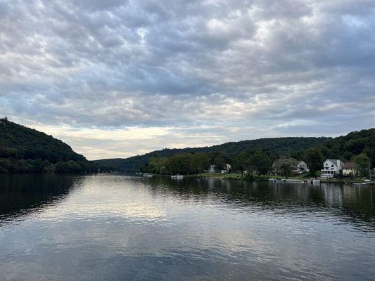 View at sunset