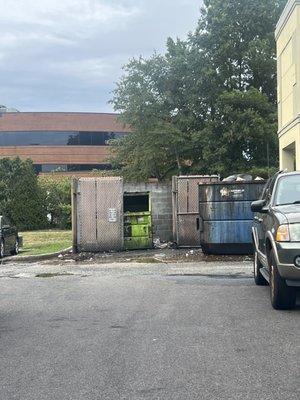 If they keep the outside of their restaurant this unkept, imagine what their kitchen looks like