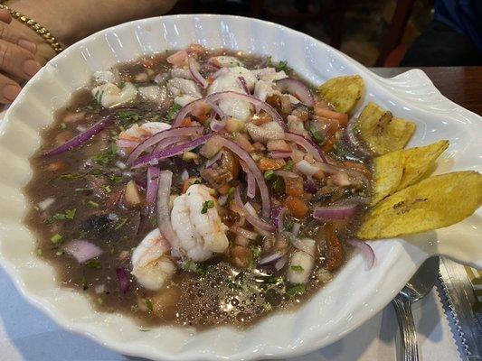 1. Ceviche, Misto, Camaron, Concha y Pescado