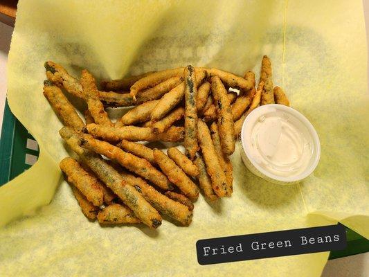 Fried green beans