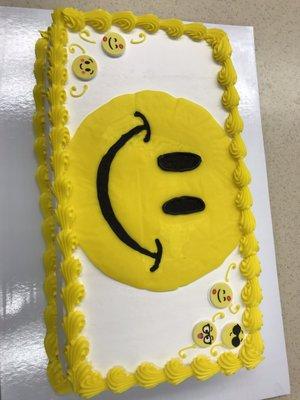 Emoji cake