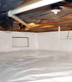 A dry, clean crawl space!