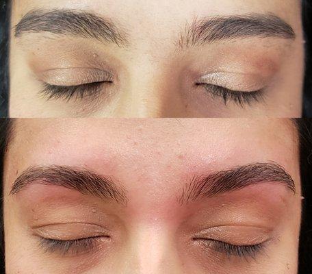 Brow shaping by Brizee.