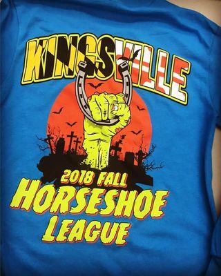 Kingsville Horseshoe League tees!