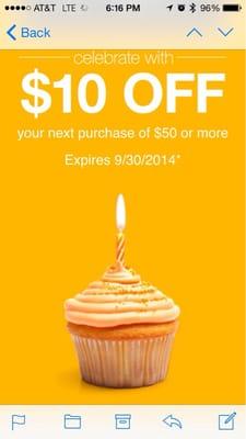 Birthday discounts you can really use!