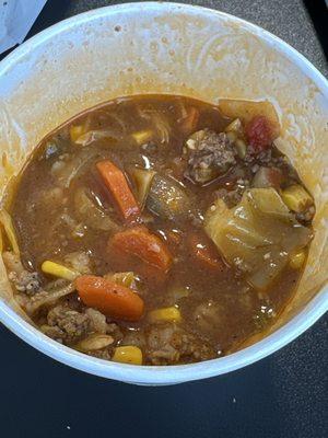 Vegetable beef soup