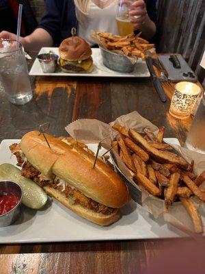 PICKLEBACK BURGER* NASHVILLE FRIED CHICKEN SANDWICH