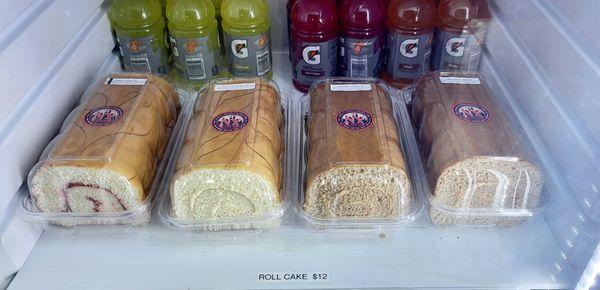 They sell "Roll Cakes" in the fridge.