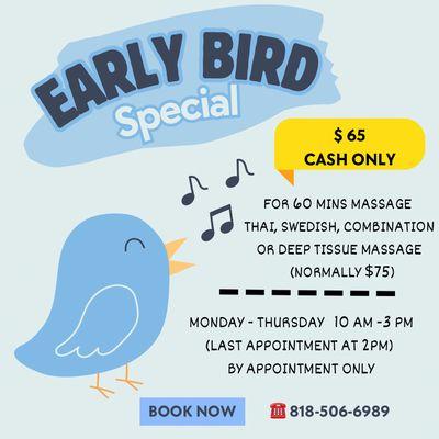 Early Bird Special