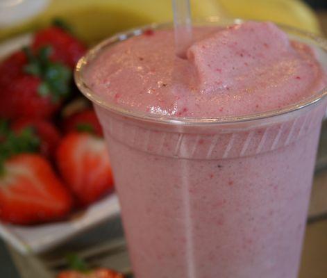 Try one of fruit smoothies - made with real fruit!