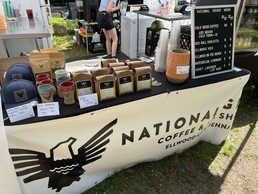 Coffee stand at Ellwood Arts Fest