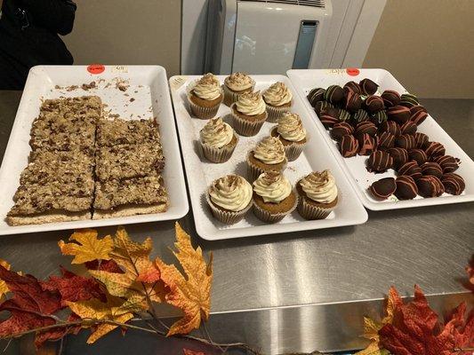 Some of their treats. I highly suggest their Cake balls but you can't go wrong with anything you get.