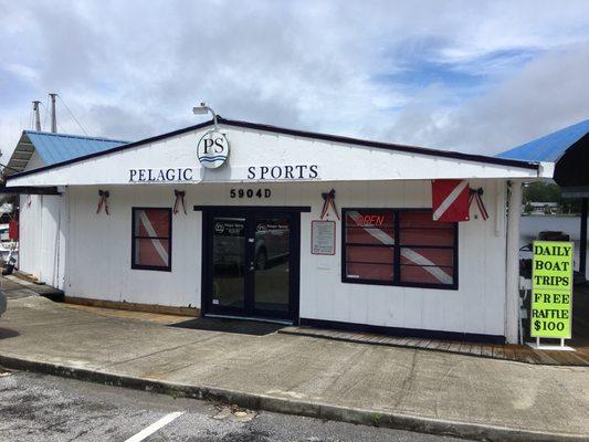 Front of Pelagic Sports