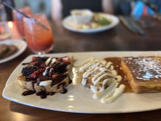 French toast flight