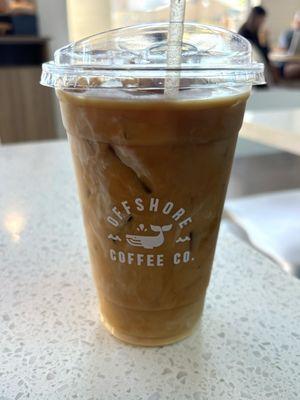 cold brew with milk - 16 oz