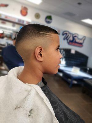 Kids cut w/design