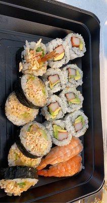 *Mariner Roll *California Roll *Shrimp Nigiri