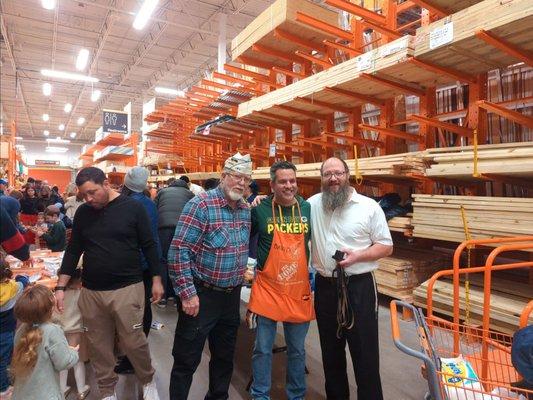 Chabad, Home Depot, and Jewish War Vets wish you a Happy Chanukah!