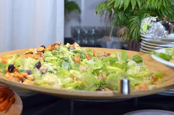 Caesar salad with awesome dressing!