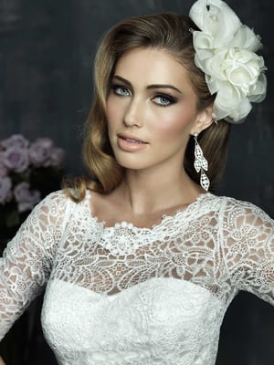 We have hundred's of bridal gowns in-stock ranging from sizes 0-36W.  Call today to set up your appointment.