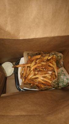 Bomb crispy fries