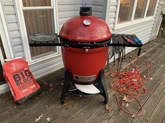 Happy to have my grill up and running!