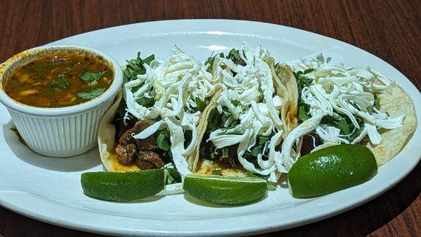 Birria Tacos!! With fresh Oaxaca cheese