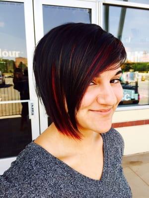 Fun cut and color by Jordan