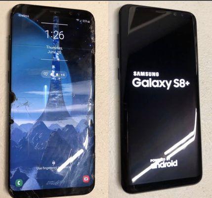 Samsung S8+ Screen Replaced