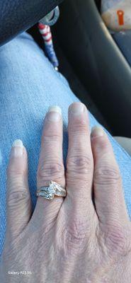 Beautiful engagement ring I got from Suffolk Jewelry