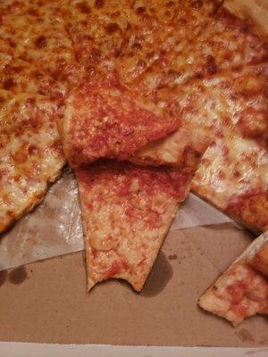 This was the worse pizza ever no sauce at all what the fuck bruh