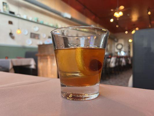 An Olde Fashioned with Jameson Irish Whiskey, perfectly crafted!!