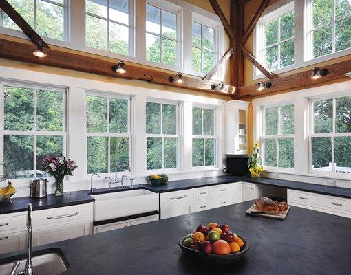 Double hung windows