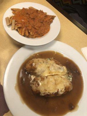 Chicken Rollatini, Penne &  Bolognese