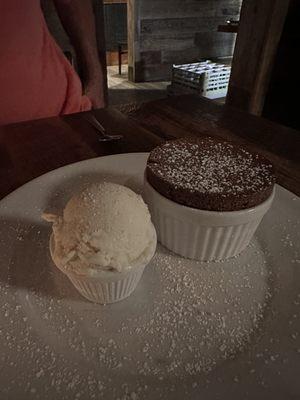 Chocolate soufflé