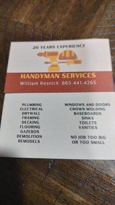 Handyman services