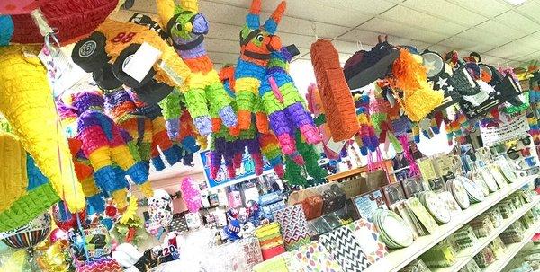 Pinatas for all occasions! Regular size (as shown) are only $12.95!!!