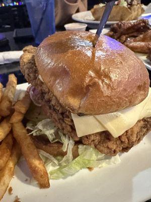 Fried chicken sandwich