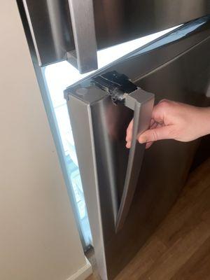 Broken fridge handle