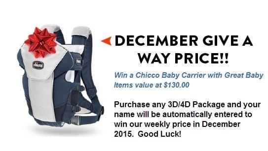 December Give Away! Win a Chicco Baby Carrier with a Great Baby Items value at $130.00!