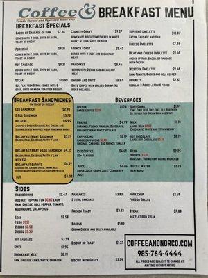 Menus