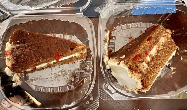 Ordered the rum raisin cheesecake, got carrot cake instead ‍