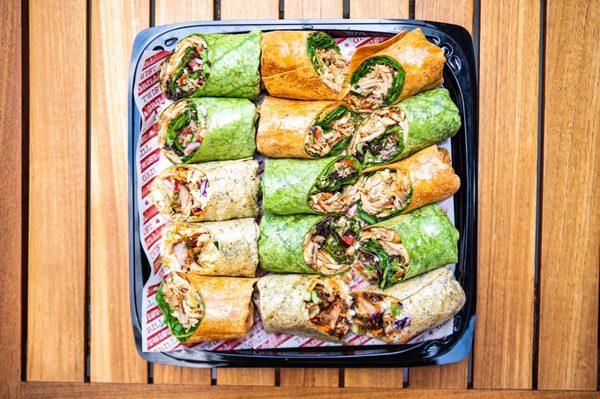 Assorted wraps.